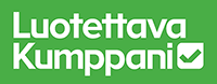 Luotettava kumppani -logo